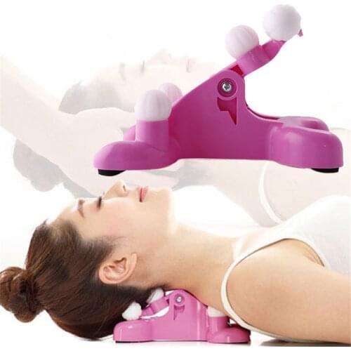 Manual Cervical Spine Soothing Device Neck Soothing Six-point Acupressure Cervical Spine Care Massager Silicone Home Soothing De