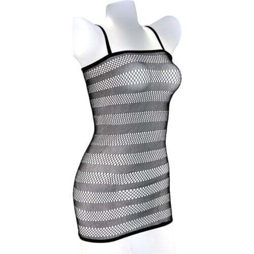 Lady Sexy Lingerie Fishnet Body Stocking Sleepwear Underwear Babydoll Mini Dress chemise ropa sexy mujer intima picardias E02006