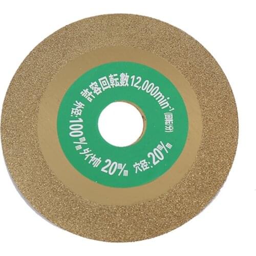 1 Pcs 100mm Diamond Saw Blades Disc Wheel Glass Ceramic Cutting Wheel for Angle Grinder TUE88