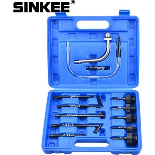 13Pcs Oil Refill Filling Adaptor Set Transmission Service Adapter ATF Transmission Oil Refilling Tool