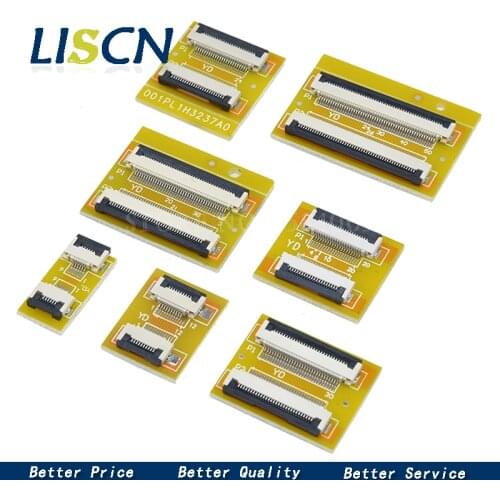 2PCS FPC FFC Flexible Flat Cable Extension Board 4 8 10 14 20 30 40 45 50 54 60PIN AWM 20624 20706 20861 105C 60V VW-1 Connector