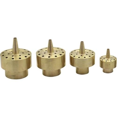 3/4" 1" 1.5" 2" Brass Column Fireworks Fountain Nozzles DN20/DN25/DN40/DN50 Copper Layer Flower Fountains Landscape Sprinklers