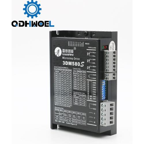 Leadshine 3 Phase 3DM580 Stepper Motor Driver 18-50VDC 1.0-8.0A
