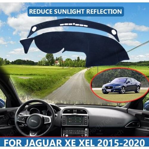 Car Inner Dashboard Cover Capet Cape for Jaguar XE XEL 2015-2020 Dashmat Sunshade Pad Cover Dash Mat