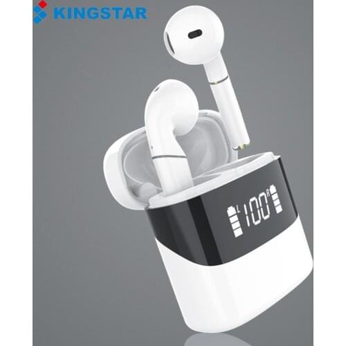 KINGSTAR Wireless Headphone Bluetooth Earphones Waterproof Earpieces Sport Earbuds For Huawei Iphone OPPO Xiaomi TWS Headset