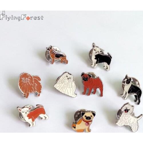 Brooch Pins Brooches suit man Pins dogs Pendant Decorated Cute Brooches for Jewelry Women Fashion Charm Gifts Badges bag hat
