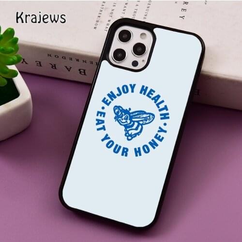 Eat Your Honey phone Case For iPhone 5 SE 2020 6S 7 8 Plus 12 mini 11 Pro X XR XS Max Samsung S8 S9 S10 coque Cover