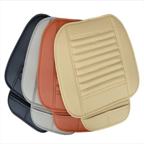 CHIZIYO 4 Colors Fashion Comfortable Soft Car Front Seat Pad Cover Single Cushion For 4 Seasons Clean Easy Internal Accessories