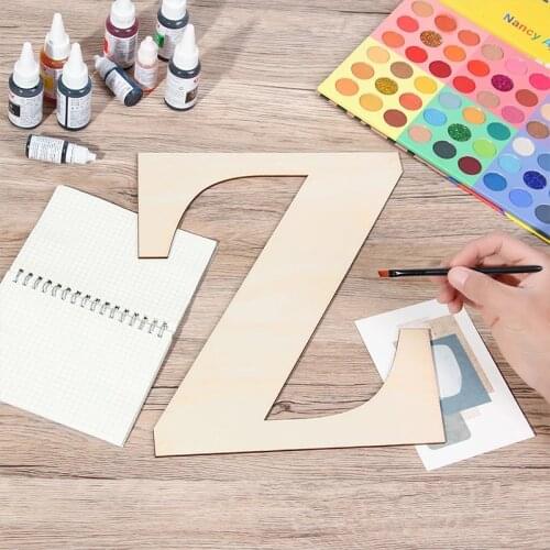 1Pc 30CM Wood Wooden Letters Alphabet Wedding Birthday Party Diy Home Decorations Personalised Name Design