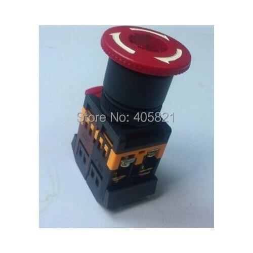 Mushroom Emergency Stop Push Button Switch With Lamp inside 22MM Turn To Release