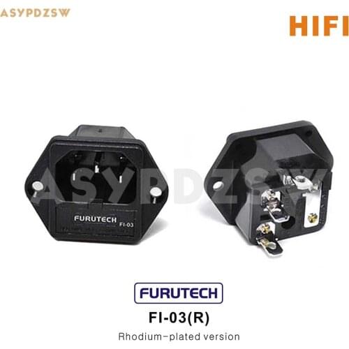 HIFI Original FURUTECH FI-03(R) Rhodium-plated/FI-03(G) Gold-plated IEC 15A AC Power socket