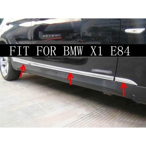 Chrome Body Side Moulding Trim Overlay cover FOR x1 E84 2010 2011 2012