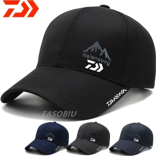 DAIWA Fishing Sun Hat Summer Outdoor Sports Travel Quick-drying Mesh Baseball Cap Sunscreen Windproof Breathable Fishing Sun Hat