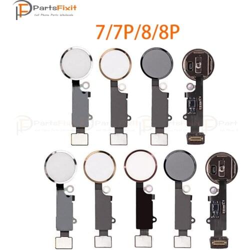 Home Button Flex Cable Assembly for iP 7 7Plus 8 8Plus Decorative Home Button Flex Decoration Replacement Parts