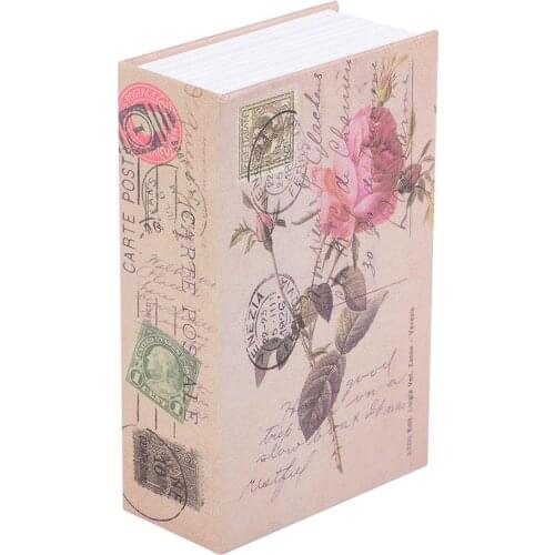 Creative Book Safe Box Metal Steel Cash Money Jewelry Collection Storage Case with Combination Lock