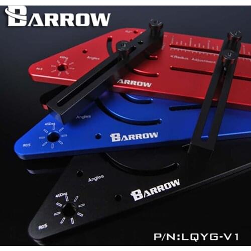 Barrow PC water cooling Hard Tube Bender Tool for cooling system building 180 degree blue red green grey LQYG-V1
