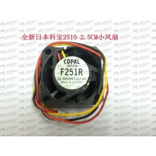 NEW FOR COPAL F251R 2510 12V 5V 2.5CM micro cooling fan