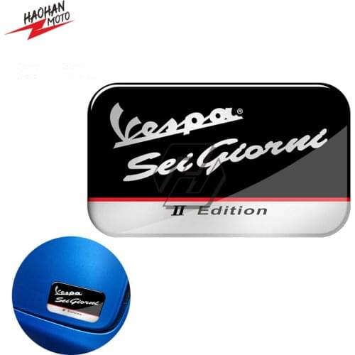For Piaggio Vespa GTS300 GTV300 Sei Giorui 3D Motorcycle Sei Giorui II Edition Sticker