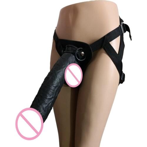 Huge Dildos soft penis long strapon realistic dildos suction cup big dick sex toys for women lesbian 35*5cm