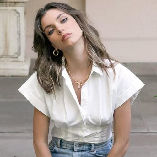 One Yona Short Sleeve Blouses