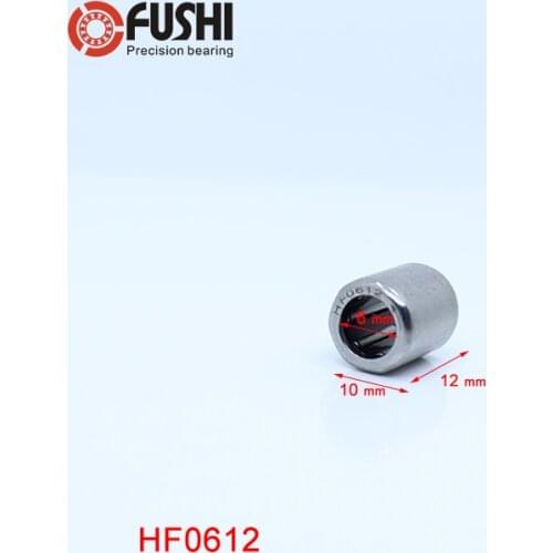 HF0612 Bearing 6*10*12 mm ( 10 PCS ) Drawn Cup Needle Roller Clutch HF061012 Needle Bearing
