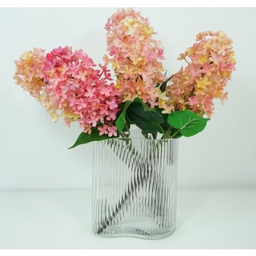 52cm Nodic Fake Plastic Hyacinth Violet Flowers Artificial Flowers Floral Decoration for Spring Home Wedding Hotel Decor