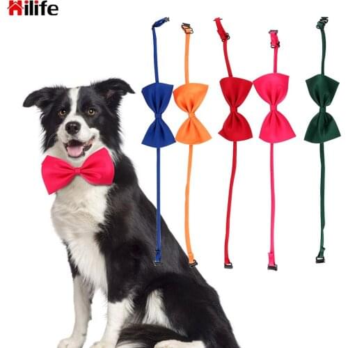Cat Dog Grooming Accessories Adjustable Neck Strap Puppy Pets Neck Tie Pet Cat Dog Collar Bow Tie Necktie Clothes