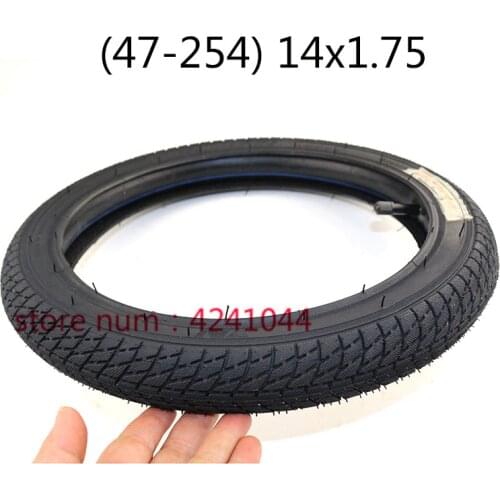 Electric bicycle tires 14x1.75/47-254 Children Bicycle tyre and inner tube Ultralight Folding Bike accessories
