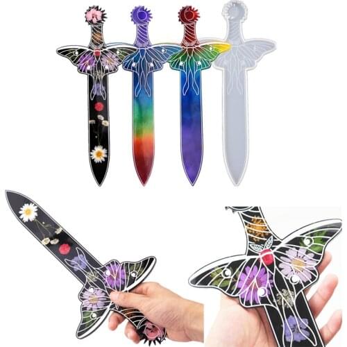 Dagger Resin Silicone Molds for Epoxy Resin Sword Resin Molds Resin Casting Epoxy Molds for Keychain Decoration Cosplay