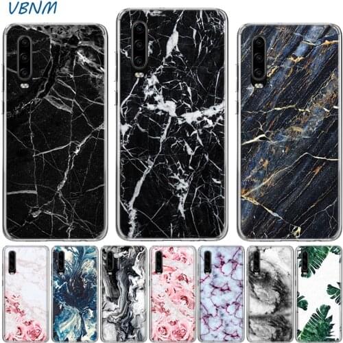 Marble Stone Lites Silicone Case For Huawei P40 P30 P20 Mate 40 30 20 10 P10 Pro+ lite P Smart 2020 Z Plus + 2019 2018 Cover