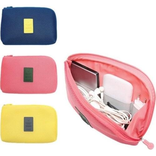 Smell Portable Travel Bag System Kit Case Digital Gadget Devices USB Cable Earphone Pen Packing Organizers Insert Bag Storage