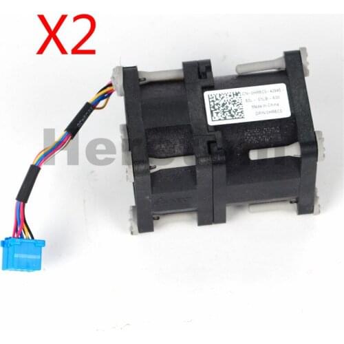 2CPS 12V 1.82A CPU cooling fan 0HR6C0/ 0G8KHX FOR DELL PowerEdge R320 R420 CPU cooler Server fan Used/secondhand