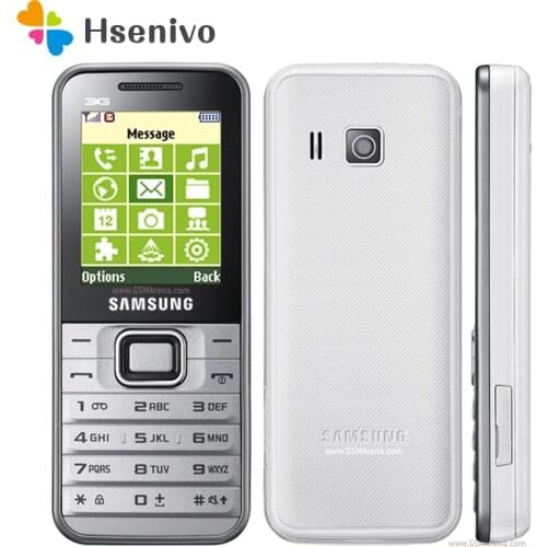 E3210 100% Original Unlocked Samsung E3210 GSM One Sim Card FM Bluetooth FM Radio Mobile Phone with russia keyboar Free Shipping