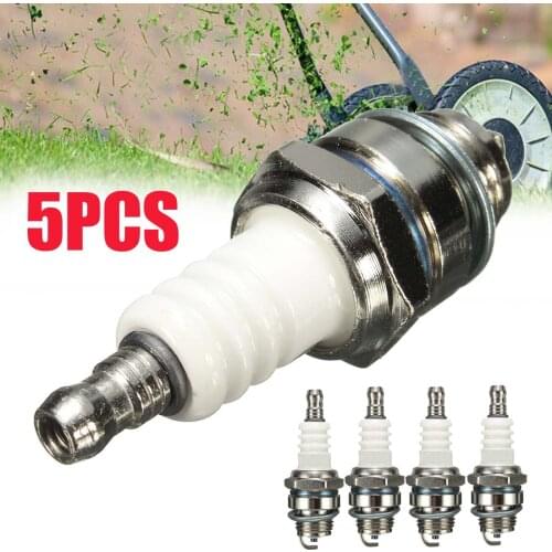1/5PC 55x22mm Lawn Mower Spar k Plug Rep RJ19LM BR2LM For Briggs & Stratton Motors