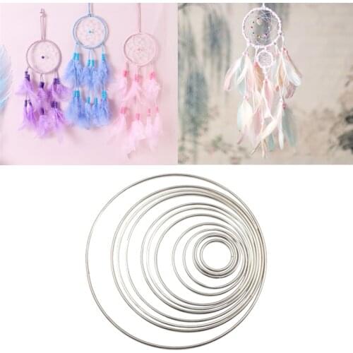 1PCs Metal Dream Catcher Round Hoop Ring DIY Manual Wicker Crafts Durable Handmade Hoop Dreamcatcher Material Crafts Accessories