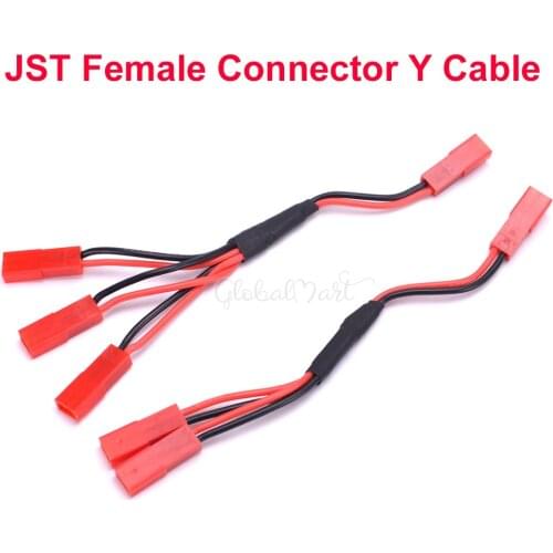 1PCS TRX4 ESC Battery JST Female Connector Y Cable for 1/10 RC Crawler Car Traxxas TRX-4 82046-4