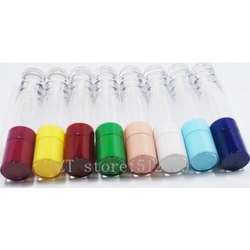 10-100Pcs 8ml Empty Lip Gloss Tube Plastic Lipgloss Bottle Cylinder Small Lipgloss Wholesale Lip Gloss Containers Lipgloss Tube