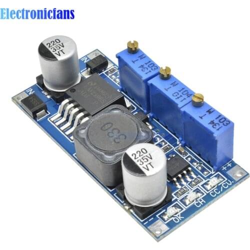 2PCS LM2596 LED Driver DC-DC Step-down Adjustable CC/CV Power Supply Module 7V-35V To 1.25V-30V 3A Voltage Regulator Converter