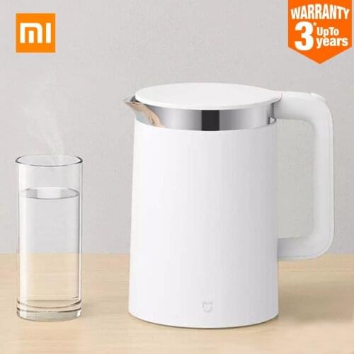 2020 New XIAOMI MIJIA Smart Electric Water Kettle Pro Thermostatic fast boiling stainless teapot Mihome App Control MJHWSH0YM