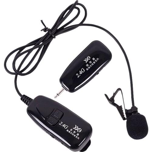 Wireless Microphone Clipped To The Neckline Wireless Pickup Lavalier Type Dedicated For Performances And Speeches