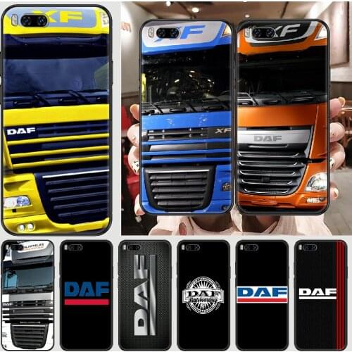 Car DAF Truck Phone case For Xiaomi Mi Max Note 3 A2 A3 8 9 9T 10 Lite Pro Ultra black soft waterproof fashion Etui tpu