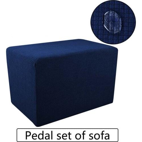 Polar Fleece Spandex Chaircover Foot Stool Case Dust-proof Footstool Dustproof Sofa Cover Footrest Covers