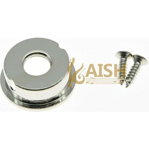 KAISH Electric Guitar Jack 1/4" Electrosocket Jack Plate for TL Nickel