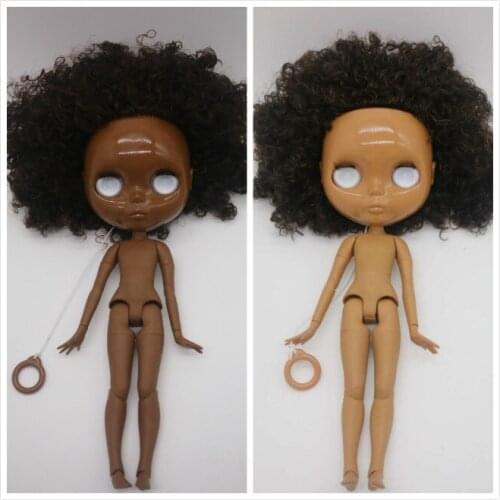 Without eyes chips without make up joint body Nude blyth doll for DIY boy body