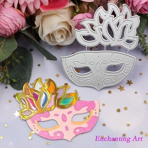 Masquerade Mask Metal Cutting Dies 2021 New Stencils for DIY Scrapbooking/Photo Album Decorative Embossing DIY Paper Cards