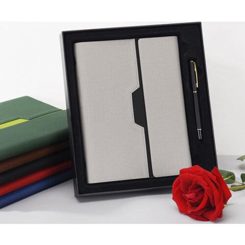 New Refillable Writing Book, A5 Binder 6 Rings Loose Leaf Travel Journal with Magnetic Clasp,Lined Agenda Planner Notebooks