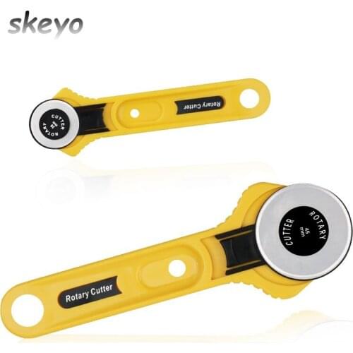 28/45mm Circular Rotary Cutter Knife Safety Blade Patchwork Piecing Sewing Quilting Fabric Cutting Leathercraft Tool