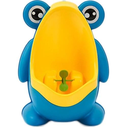 Portable Boy Kids Toilet Training Urinal Children Potty Pee Urine Home Bathroom Wall-Mounted Frog Toilet Urinal Trainer Set