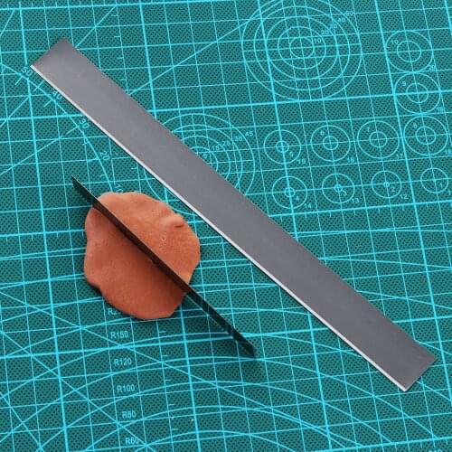 2019 NEW Handmade Flexible Stainless Steel Polymer Clay Cutter Blade Ceramic Tools Modeling Fabric Art Sculpting Slicer