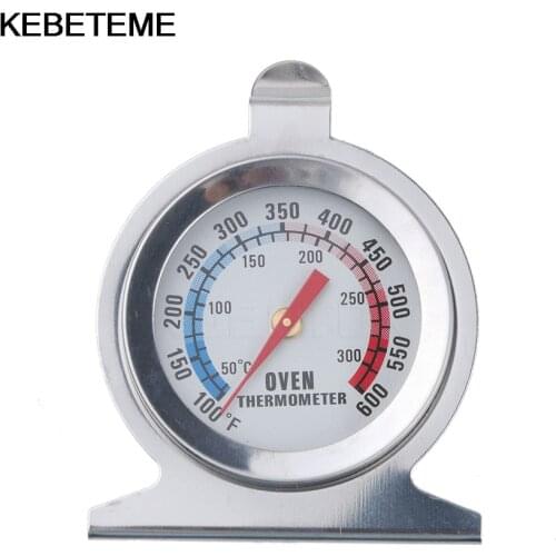 Kitcken Oven Thermometer Stainless Steel Cooking Baking Temperature Gauge for Home Kitchen Food